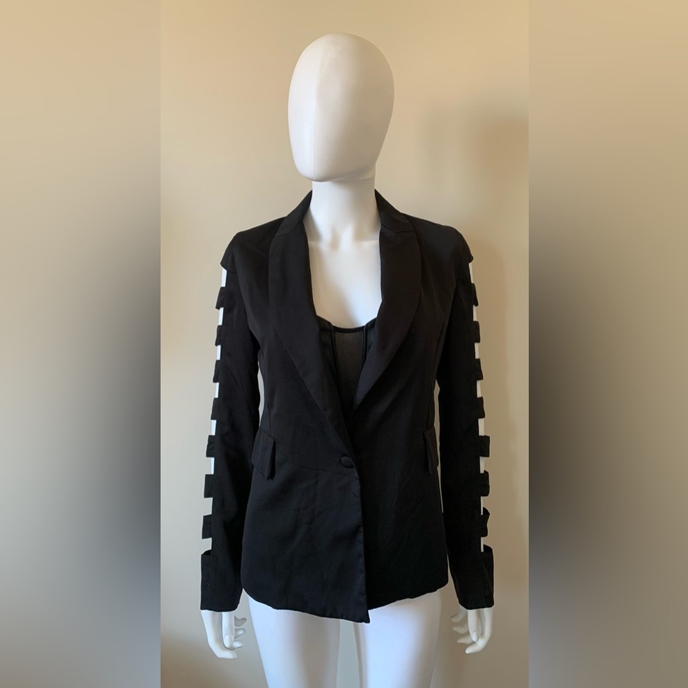 Nasty Gal Cut Out Sleeve Blazer Sz. S NWOT